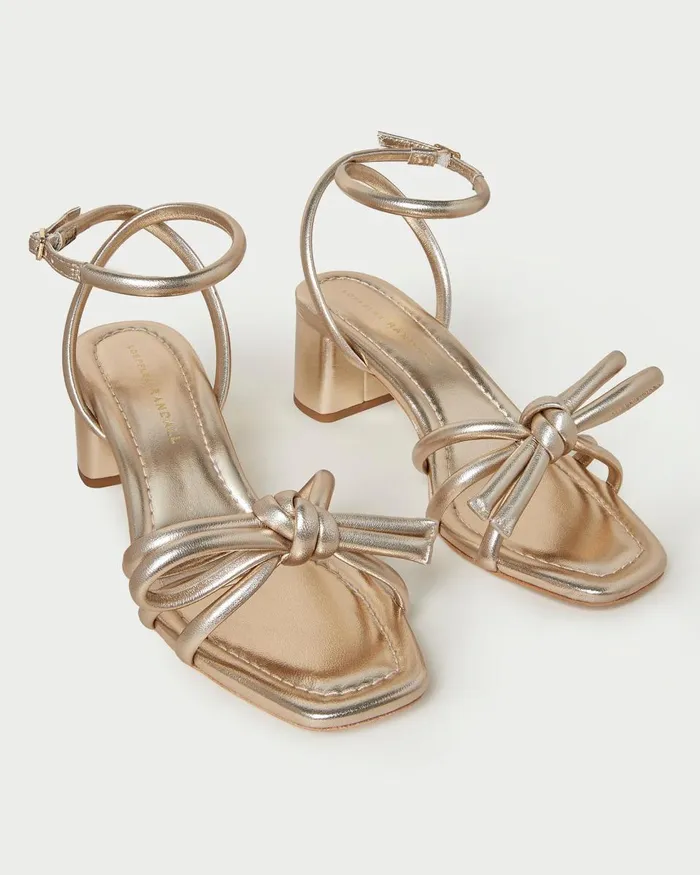 Women Heeled Sandals Loeffler Randall Mikel Champagne Bow MidHeel Sandal L Heeled Sandals L Footwear Women Heeled Sandals Loeffler Randall Mikel Champagne Bow MidHeel Sandal L Heeled Sandals L Footwear