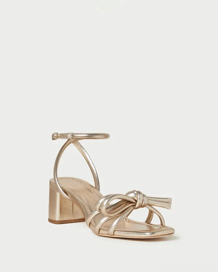 Women Heeled Sandals Loeffler Randall Mikel Champagne Bow MidHeel Sandal L Heeled Sandals L Footwear Women Heeled Sandals Loeffler Randall Mikel Champagne Bow MidHeel Sandal L Heeled Sandals L Footwear