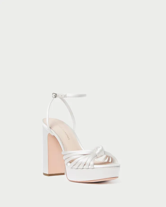Women Heeled Sandals Loeffler Randall Rivka Cream Knot Platform Sandal L Heeled Sandals L Footwear Women Heeled Sandals Loeffler Randall Rivka Cream Knot Platform Sandal L Heeled Sandals L Footwear