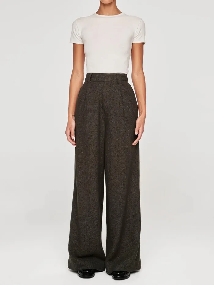 Women Hepburn Wide Leg High Rise Pleated 32034 DL1961 Tall