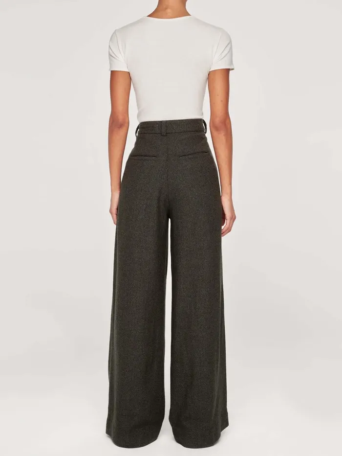 Women Hepburn Wide Leg High Rise Pleated 32034 DL1961 Tall
