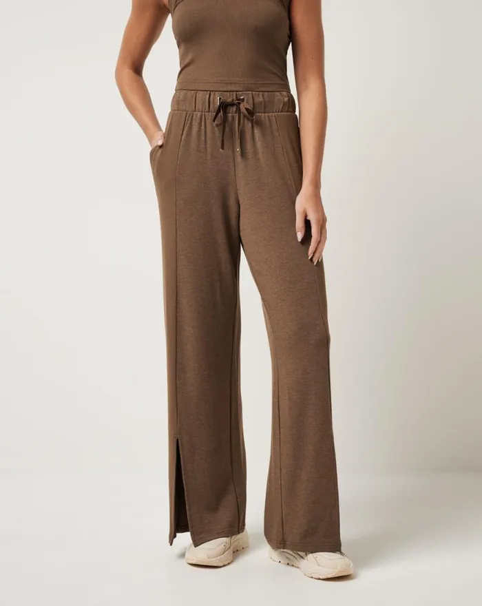 Women HIDDEN LOCAL PANT Heather Cocoa Brown TravisMathew Pants