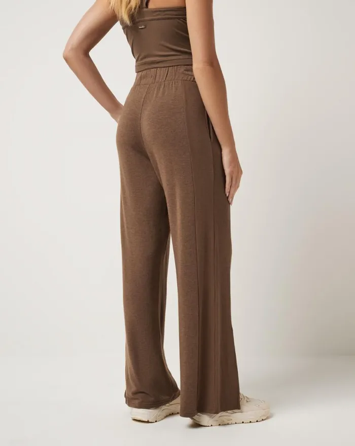 Women HIDDEN LOCAL PANT Heather Cocoa Brown TravisMathew Pants