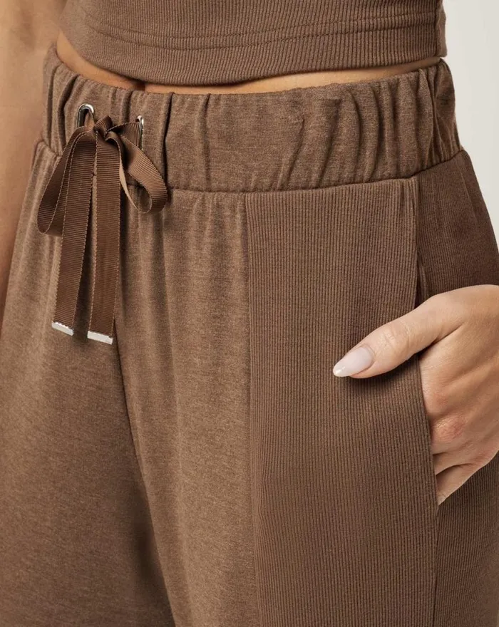 Women HIDDEN LOCAL PANT Heather Cocoa Brown TravisMathew Pants