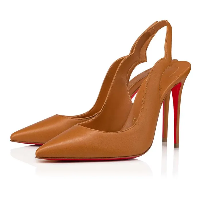 Women Hot Chick Sling 100 Mm Pumps 8211 Nappa Leather 8211 Nude 4 Nude Christian Louboutin Pumps Women Hot Chick Sling 100 Mm Pumps 8211 Nappa Leather 8211 Nude 4 Nude Christian Louboutin Pumps