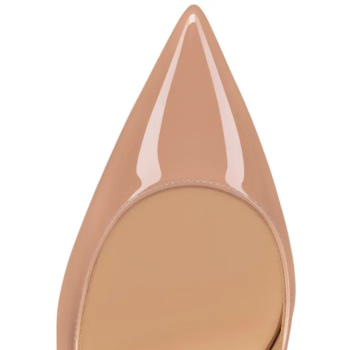Women Hot Chick Sling 70 Mm Pumps 8211 Patent Leather 8211 Nude Nude Christian Louboutin Pumps