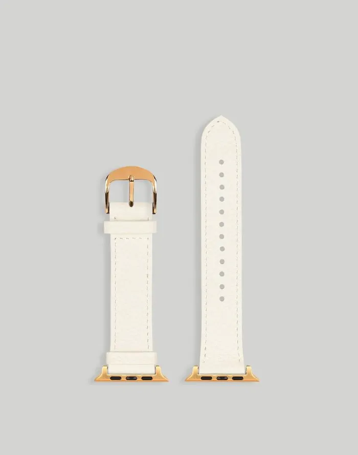 Women Hyer Goods Apple Watch Band White Gold 384041 Mm White Madewell Jewelry