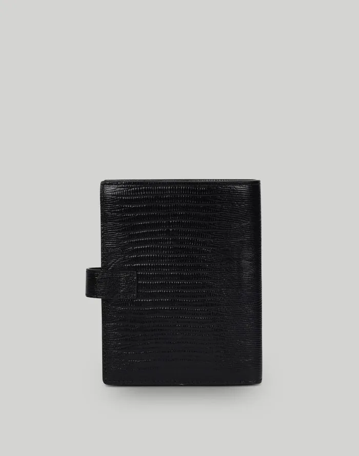 Women Hyer Goods Luxe Traveler039s Wallet Jet Black Madewell Pouches and Wallets