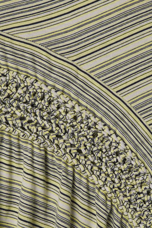 Women Hyeres Midi Dress Lemon Navy Stripe Faithfull The Brand Dresses
