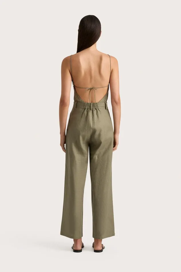 Women Ida Pant Khaki Faithfull The Brand Pants Women Ida Pant Khaki Faithfull The Brand Pants
