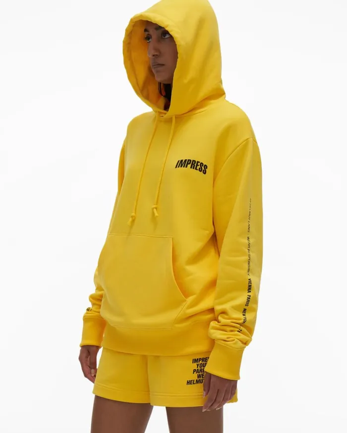 Women Impress Hoodie Laser Yellow Helmut Lang TShirts and Sweatshirts
