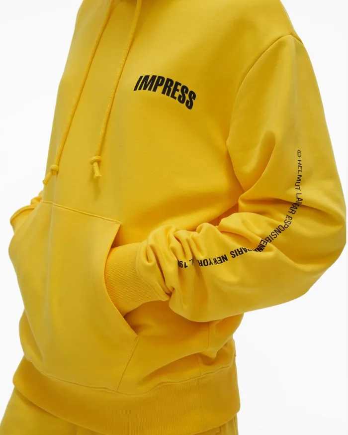 Women Impress Hoodie Laser Yellow Helmut Lang TShirts and Sweatshirts