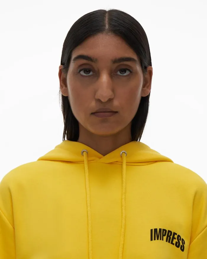 Women Impress Hoodie Laser Yellow Helmut Lang TShirts and Sweatshirts