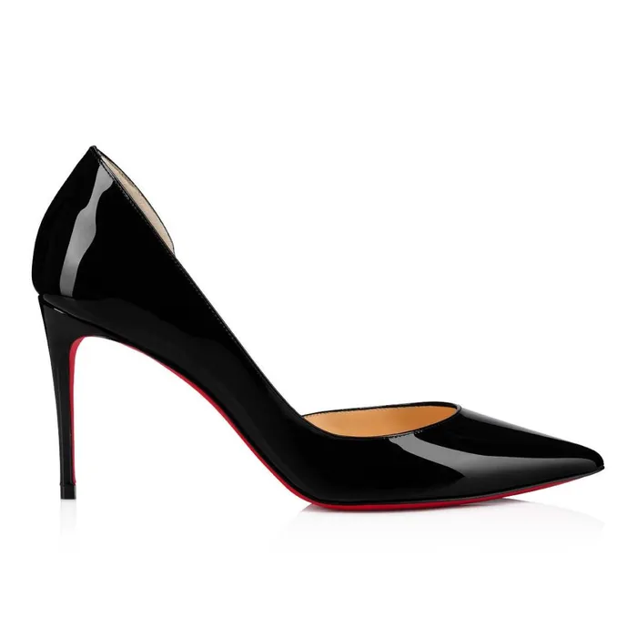 Women Iriza 85 Mm Pumps 8211 Patent Calf Leather 8211 Black Black Christian Louboutin Pumps