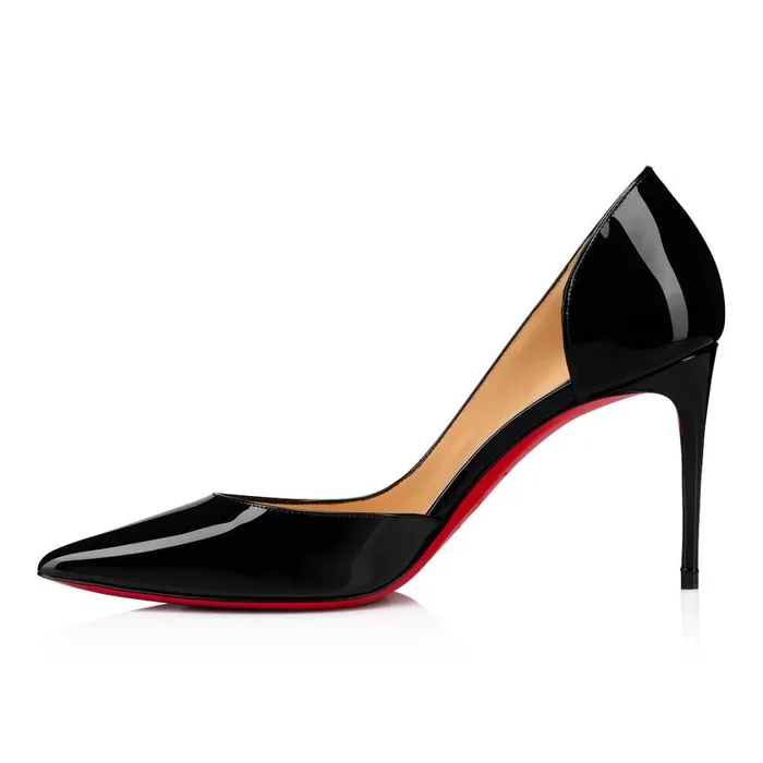 Women Iriza 85 Mm Pumps 8211 Patent Calf Leather 8211 Black Black Christian Louboutin Pumps