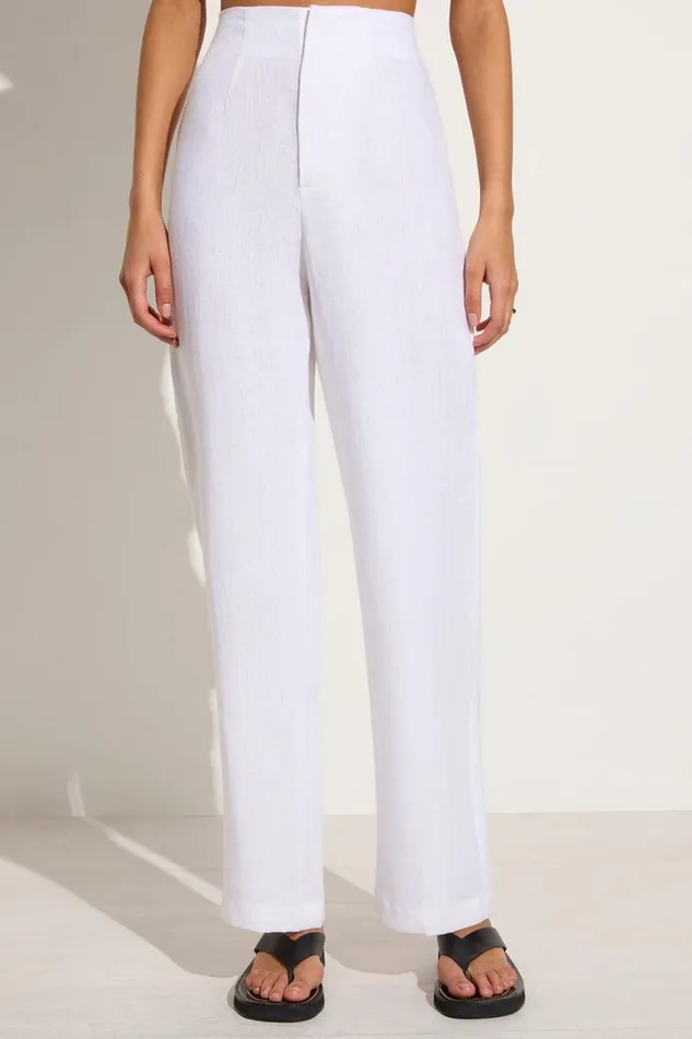 Women Isotta Pant White Faithfull The Brand Pants Women Isotta Pant White Faithfull The Brand Pants