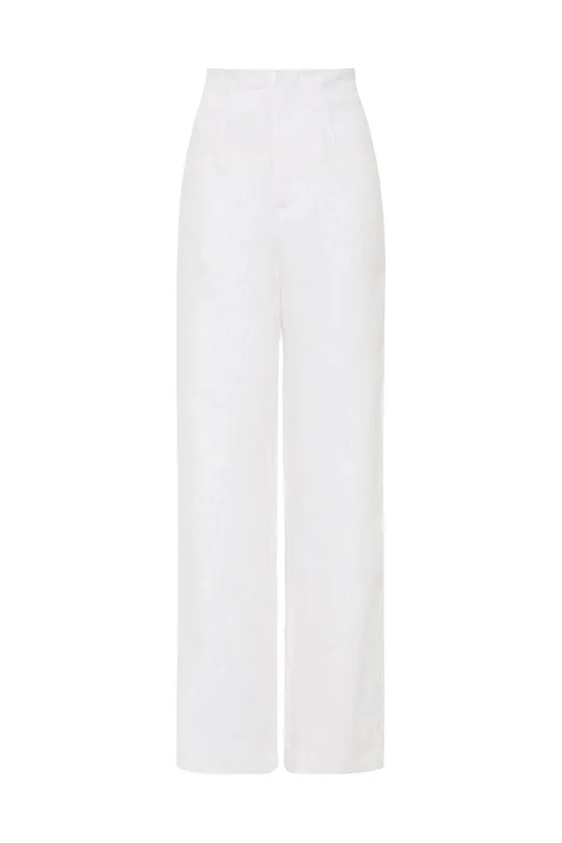 Women Isotta Pant White Faithfull The Brand Pants Women Isotta Pant White Faithfull The Brand Pants