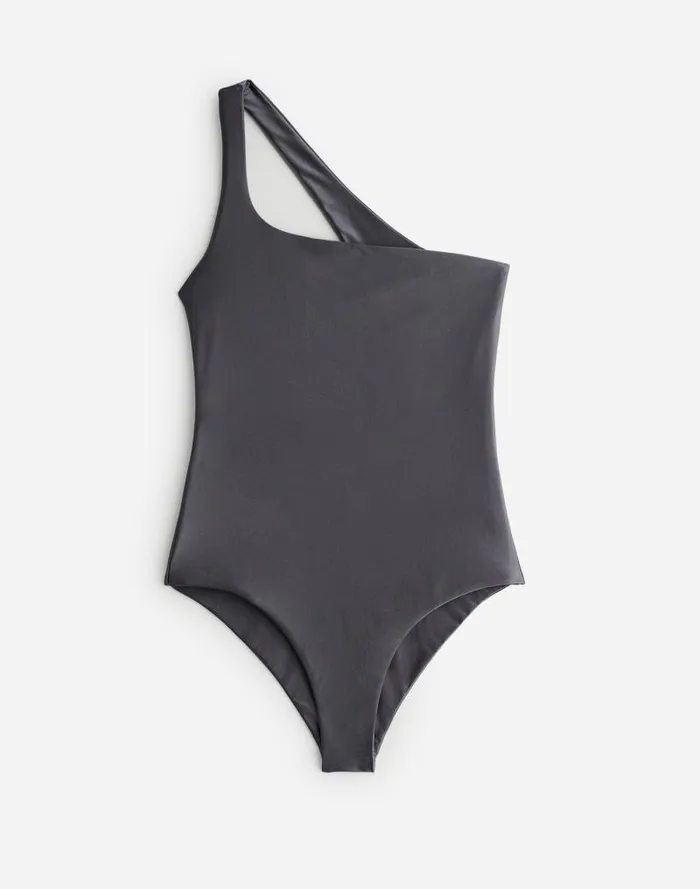 Women Jade Swim Evolve OnePiece Swimsuit Slate Sheen Madewell Swim