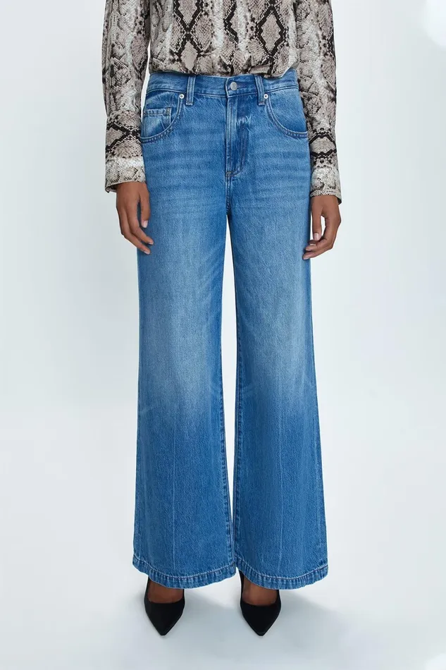 Women Jadyn Low Slung Palazzo Jean 8211 Echo Park Pistola Denim Denim