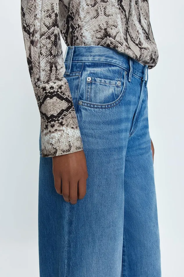 Women Jadyn Low Slung Palazzo Jean 8211 Echo Park Pistola Denim Denim