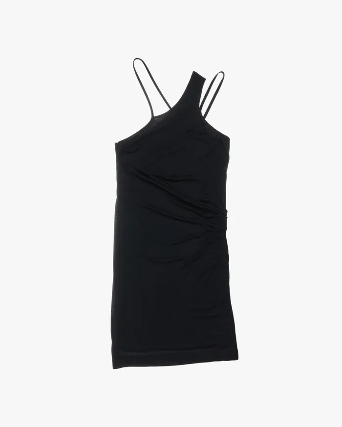 Women Jersey Mini Dress Basalt Black Helmut Lang Dresses