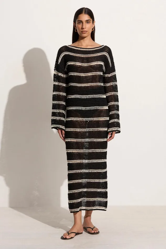 Women Jesolo Crochet Dress BlackOff White Faithfull The Brand Dresses Women Jesolo Crochet Dress BlackOff White Faithfull The Brand Dresses