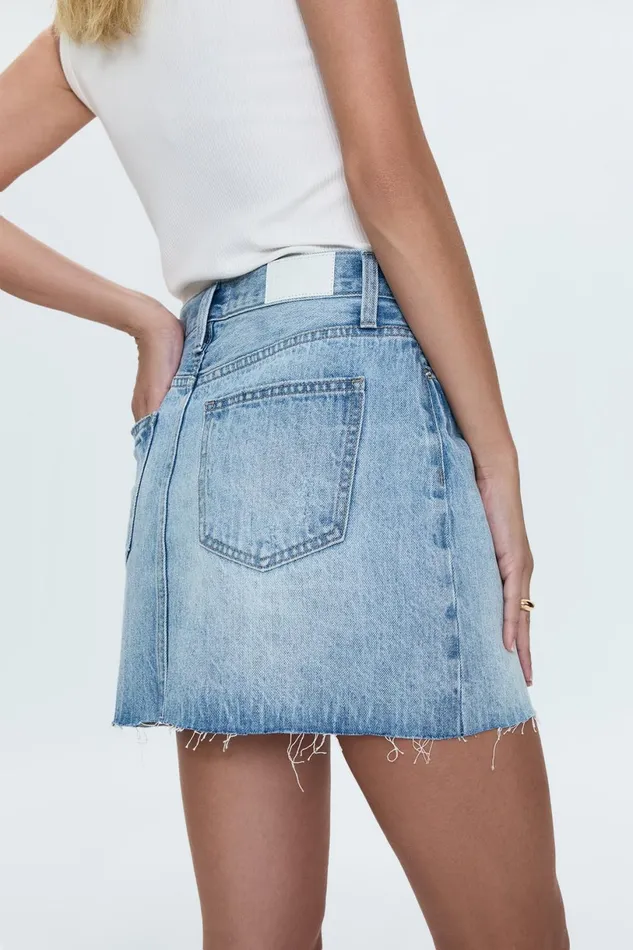 Women Kat High Rise Skirt 8211 Academia Pistola Denim Skirts