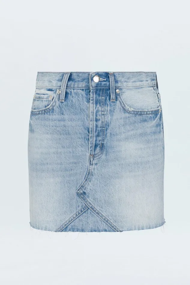 Women Kat High Rise Skirt 8211 Academia Pistola Denim Skirts