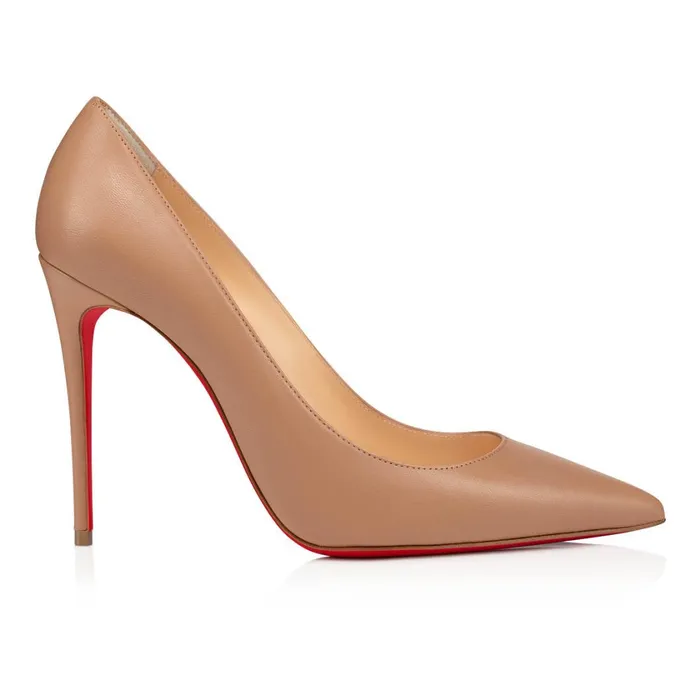 Women Kate 100 Mm Pumps 8211 Nappa Leather 8211 Nude Nude Christian Louboutin Pumps