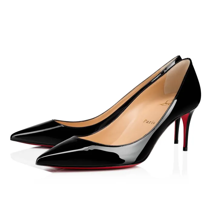 Women Kate 70 Mm Pumps 8211 Patent Calf Leather 8211 Black Black Christian Louboutin Pumps Women Kate 70 Mm Pumps 8211 Patent Calf Leather 8211 Black Black Christian Louboutin Pumps