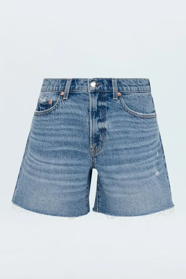 Women Kennedy Mid Rise Short 8211 Central Vintage Pistola Denim Shorts