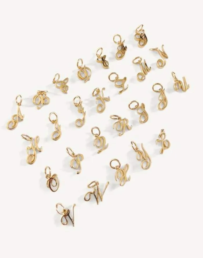 Women Kinn Love Letter Charm Pendant Letter A Madewell Jewelry