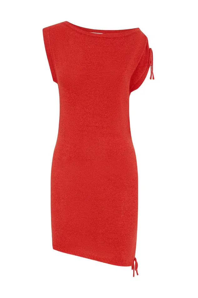 Women Knit Dresses Runaway The Label APHRODITE MINI DRESS Red