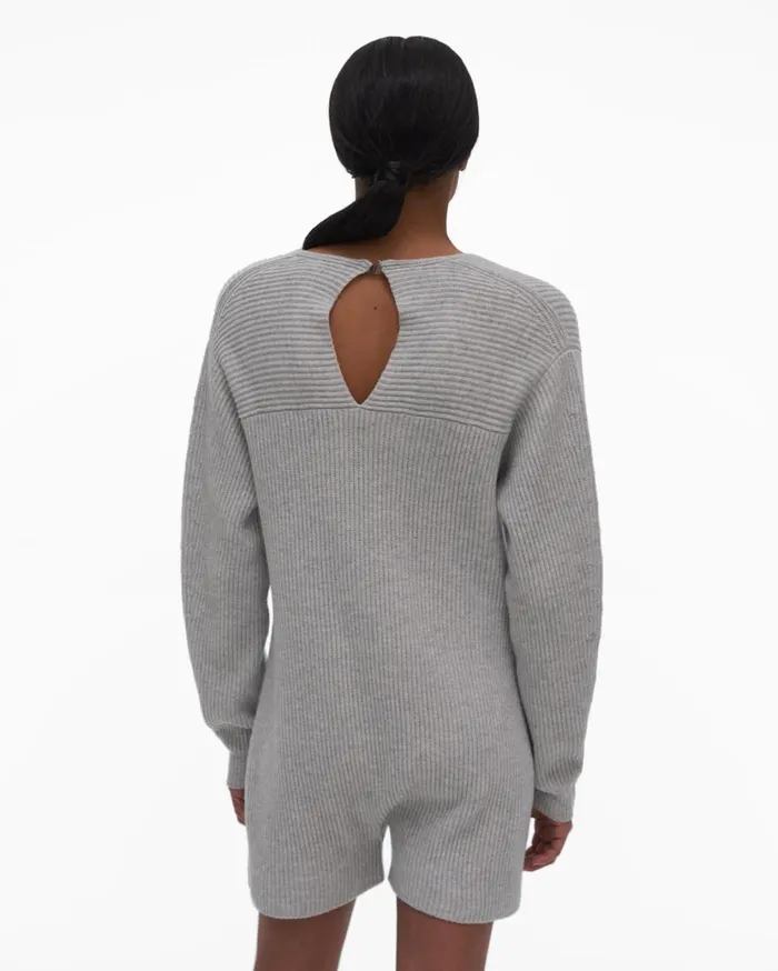 Women Knit Romper Whitewood Helmut Lang Dresses