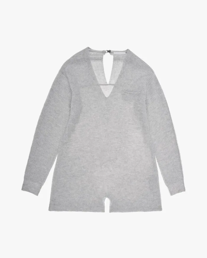 Women Knit Romper Whitewood Helmut Lang Dresses