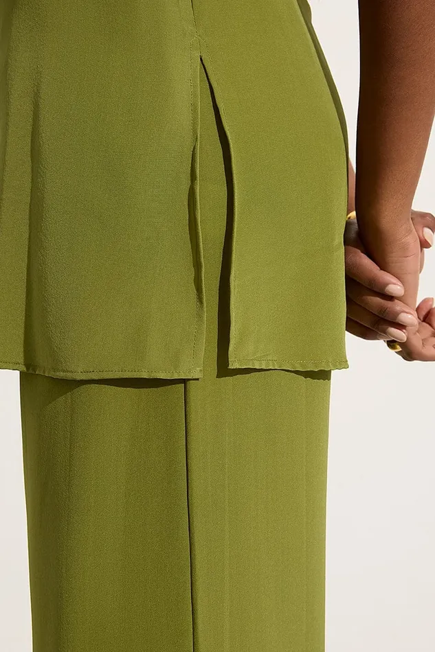 Women Koa Tunic Top Palm Green 8211 Final Sale Faithfull The Brand Tops