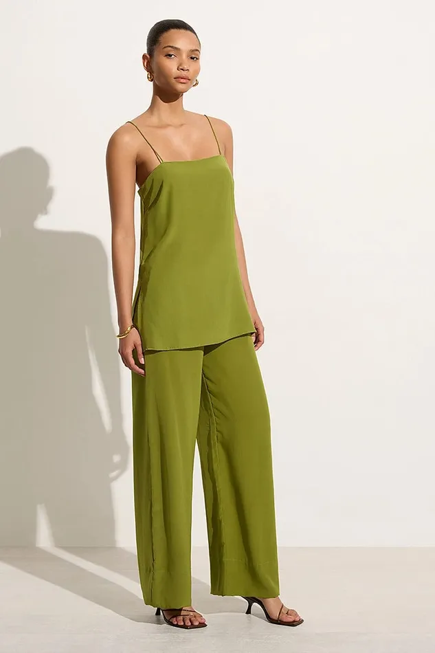 Women Koa Tunic Top Palm Green 8211 Final Sale Faithfull The Brand Tops