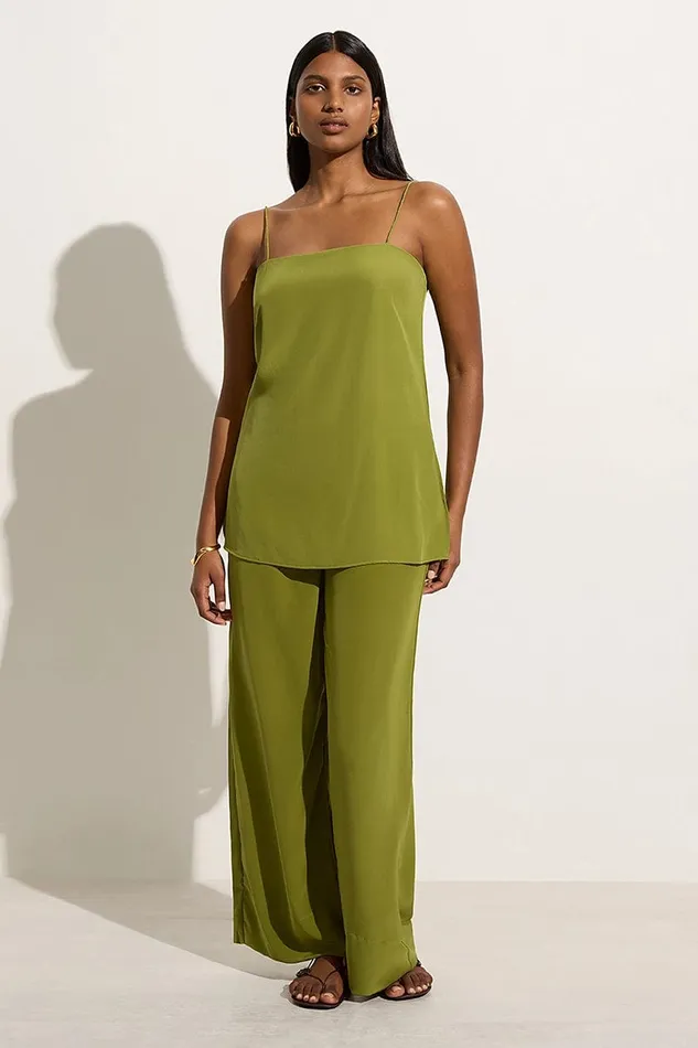 Women Koa Tunic Top Palm Green 8211 Final Sale Faithfull The Brand Tops