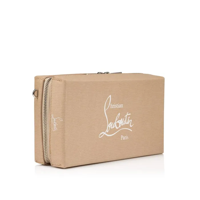 Women Kraftilou Clutch 8211 Calf Leather Kraft 8211 Brown Brown Christian Louboutin Shoulder Bags
