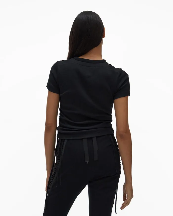Women Lacing Top Basalt Black Helmut Lang TShirts and Sweatshirts