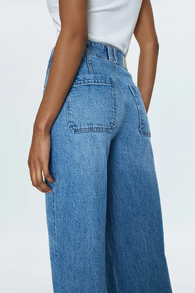 Women Lana High Rise Ultra Wide Jean 8211 Gallery Pistola Denim Denim