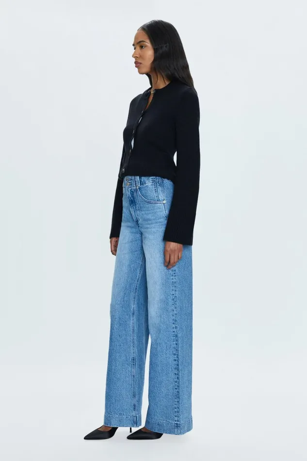 Women Lana High Rise Ultra Wide Jean 8211 Gallery Pistola Denim Denim
