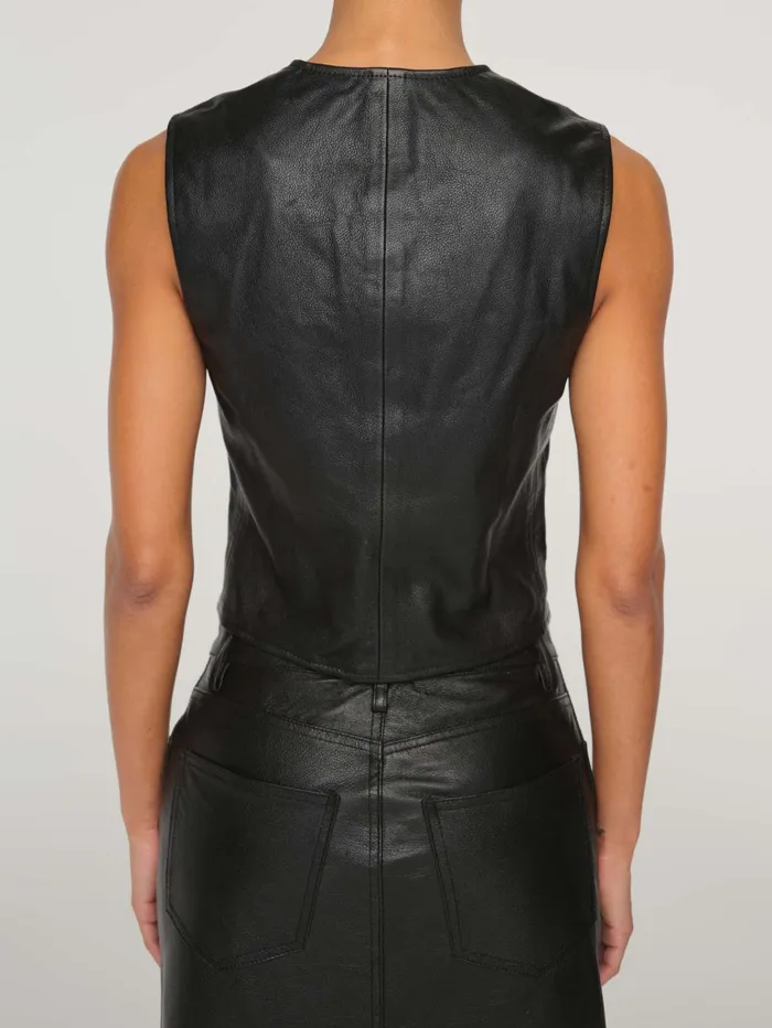 Women Leather Vest DL1961 Tops Tees
