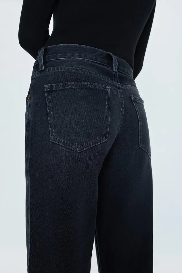 Women Lexi Mid Rise Bowed Straight Jean 8211 Mercury Pistola Denim Denim