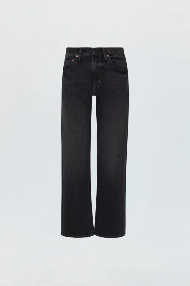 Women Lexi Mid Rise Bowed Straight Jean 8211 Mercury Pistola Denim Denim