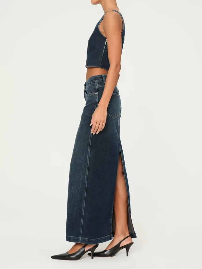 Women Lexie High Rise Denim Skirt Maxi DL1961 ReadyToWear