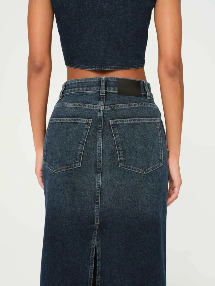 Women Lexie High Rise Denim Skirt Maxi DL1961 ReadyToWear