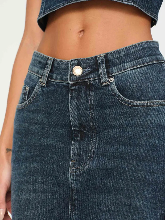 Women Lexie High Rise Denim Skirt Maxi DL1961 ReadyToWear