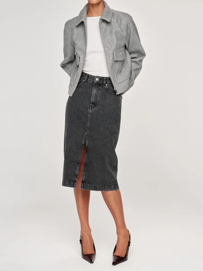 Women Lexie High Rise Denim Skirt Midi DL1961 ReadyToWear