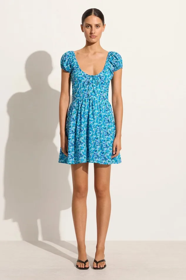 Women Limone Mini Dress Stellina Floral Faithfull The Brand Dresses